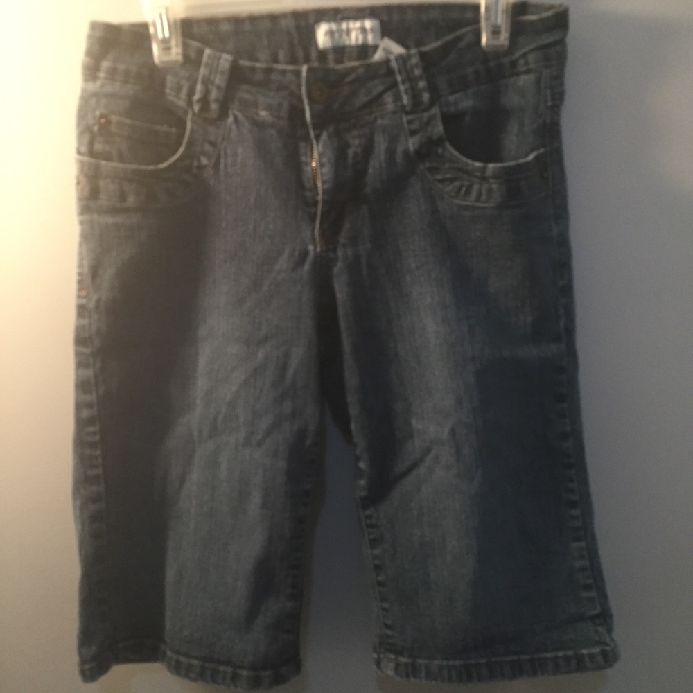 Dark blue jean Bermuda Shorts